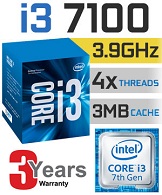 CPUD Core i3 - 7100 (3.9Ghz/3M/1151) Box AD